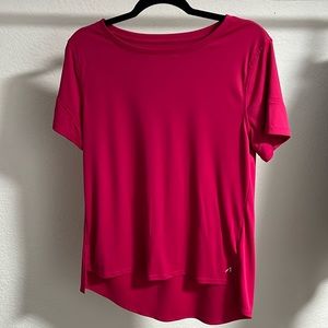 Pink workout shirt